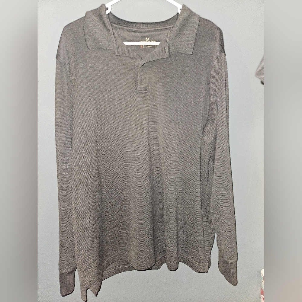 Outdoor Life Mens Long Sleeve Polo Shirt Size xl